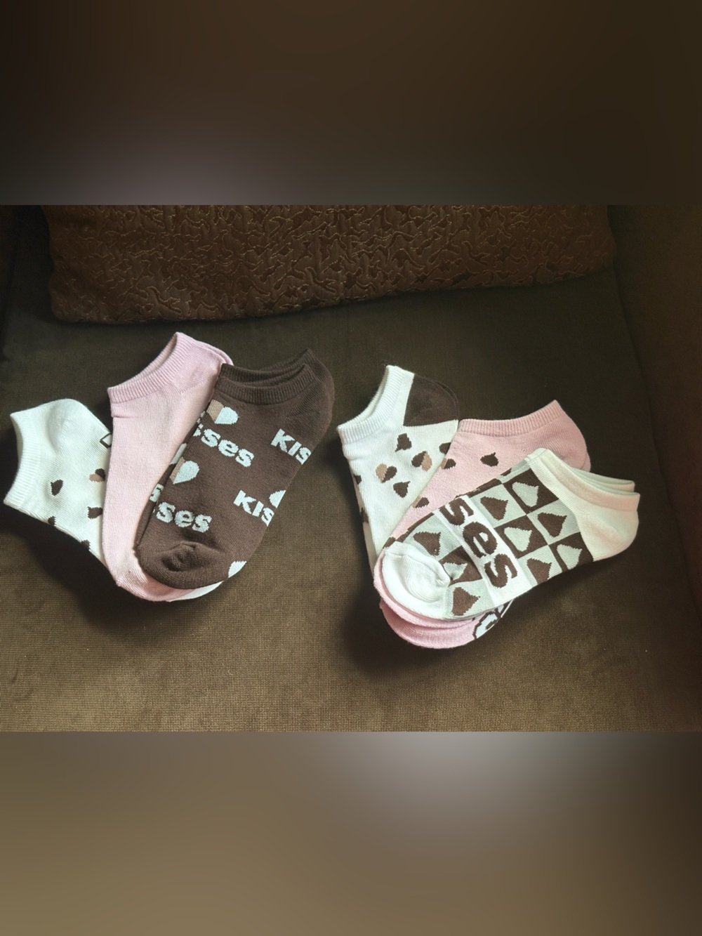 Hershey Kisses Women’s Low-cut Socks - 2 sets of 3 pairs NEW